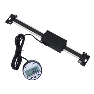 铝合金数显标尺银色圆头款